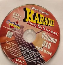 60310   COUNTRY  HITS   CHARTBUSTER   KARAOKE CDG DISC
