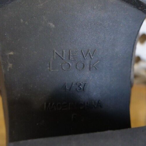 New Look Chelsea Style Boots grey size 4/37 elastic in sides wedge heel - Picture 12 of 18