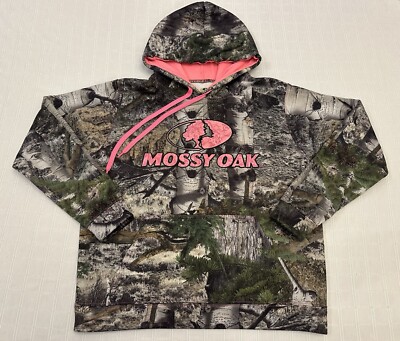 Mossy Oak Hommes Sweatshirt à capuche vintage camouflage pour la chasse, Petit