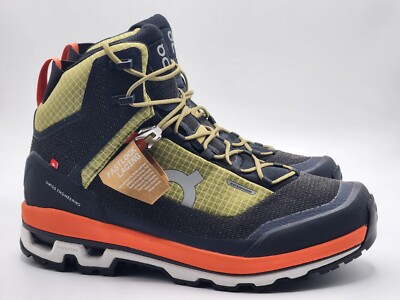 On Cloudalpine Waterproof Women's Trail Shoes - Safari/Black - US 10