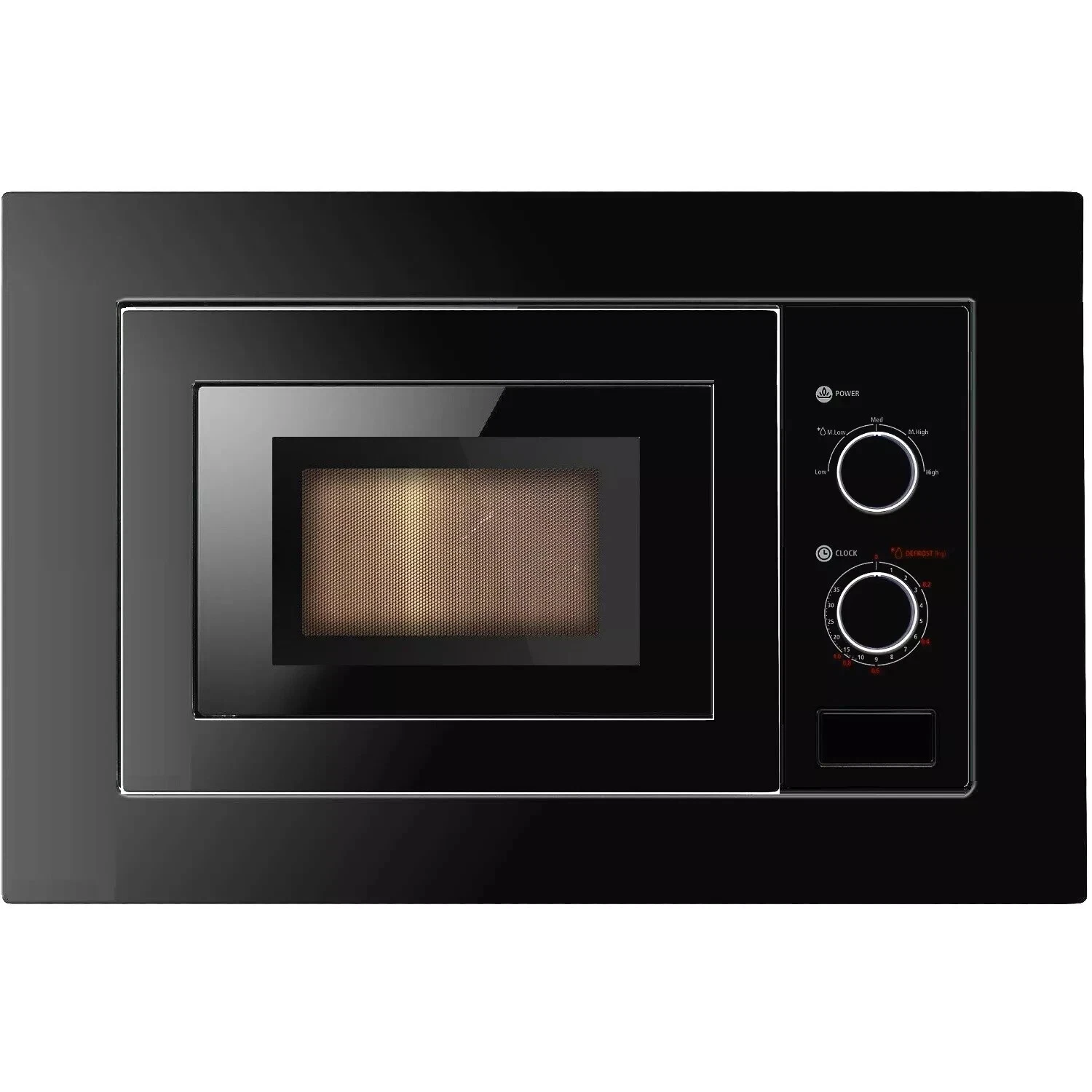 Cookology IM17LBK Black Built-in Microwave & Integrated Frame Trim Kit vir