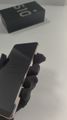 95%Ne w&Samsung Galaxy S10+( SM-G975U)-4GB RAM 128 GB ROM Factory