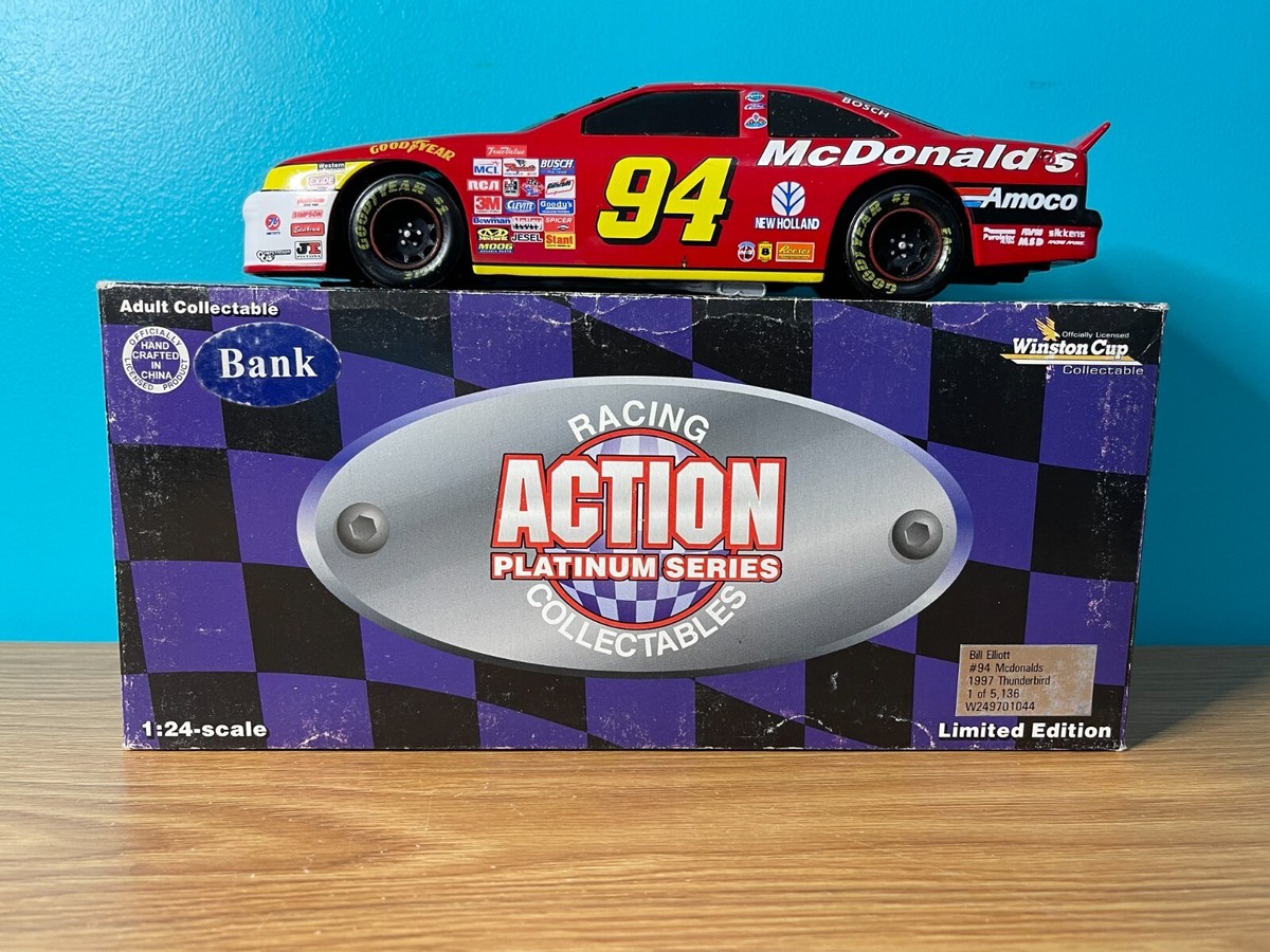 1/18 ビル・エリオット　マクドナルド　フォード・サンダーバード　#94 Bill Elliott 1995 1/18th #94 McDonald's Thunderbat