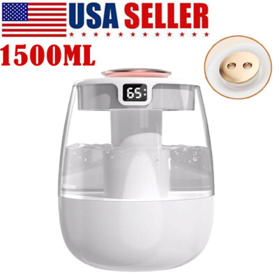Essential Oil Aroma Diffuser Ultrasonic Aromatherapy Air Humidifer USB LED 1.5L