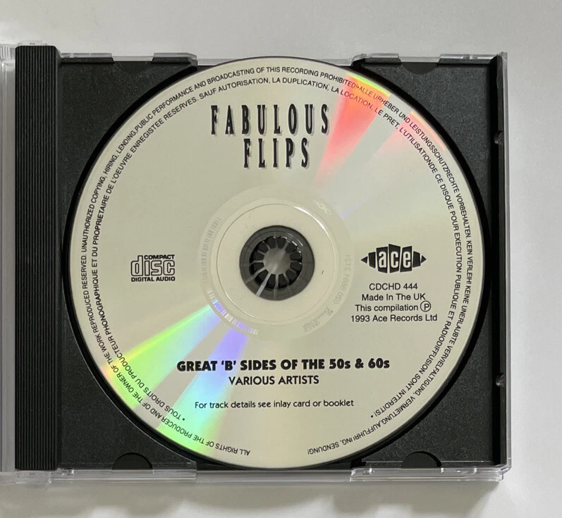 Various : Fabulous Flips: Great B Sides Of The 1950s & 1960s CD (1993) NM / M - Изображение 4 из 4