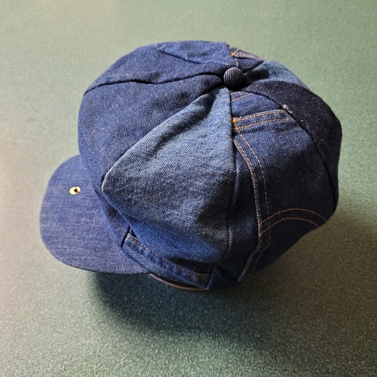 帽子 VINTAGE 70s Levi's denim hat orange tab Vintage 70s Levis Levi Strauss Denim Strapback Hat Orange