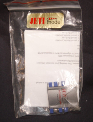 Jeti Model Advance Plus Programming card