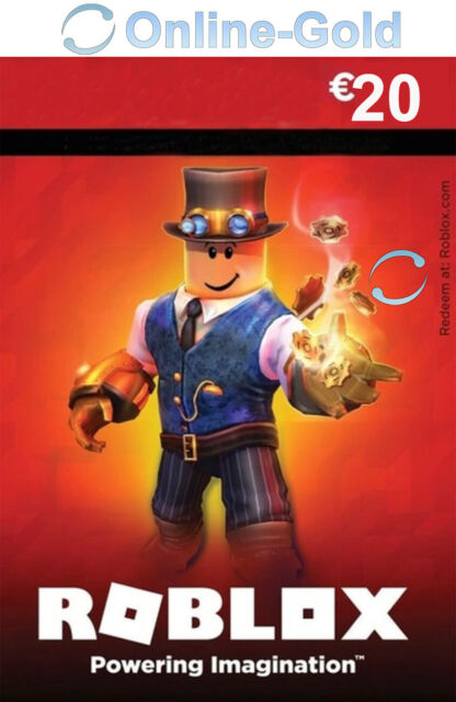 Roblox Gamecard EUR 20 - Roblox Digital Gift Code 20 Euro - EU Roblox Gamecard EUR 20 - Roblox Digital Gift Code 20 Euro - EU
