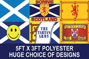Scotland The Brave Scottish 3/' X 2/' 3ft x 2ft Flag With Eyelets Premium Quality