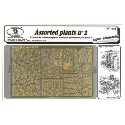 ROYAL MODEL ASSORTED PLANTS N.2 Scala 1:35 Cod.RM042