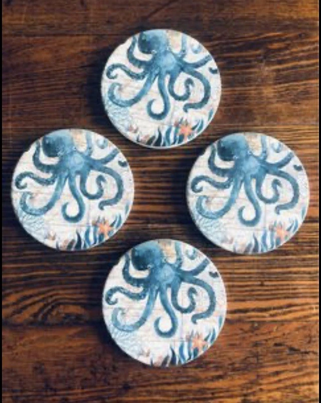 CounterArt Absorbent Stone Tumbled Tile Coaster