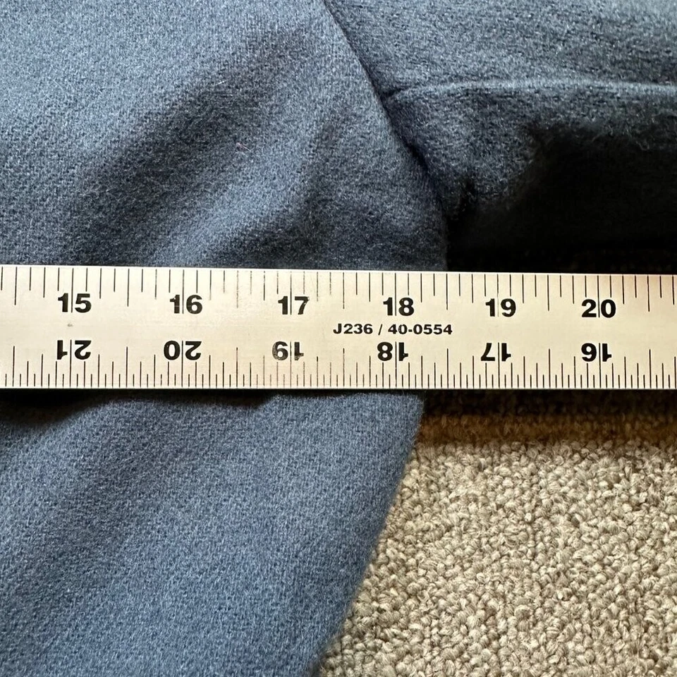 Double D Ranch Wear Women's Blue Wool Beaded Concho Western Riding Military Coat - Image 2 of 4