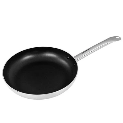 Poêle Antiadhésive Mega-M Aluminium Ø28cm Inox - Photo 1/4