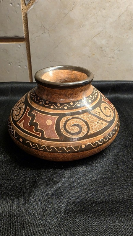 Vintage Traditional Chorotega Pottery from Guantil Guanacaste Costa Rica- signed