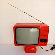 Tv Anni 70 MIVAR Rosso Vintage Modernariato Anni 70 