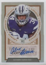 2019 Legacy Rookies Premium Edition Penmanship Prizm Alex Barnes #142 Auto 05ks