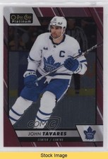2023-24 O-Pee-Chee Platinum Matte Pink John Tavares #3 READ 1e7g