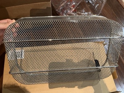 4 Quart Crisper Basket For Ninja DG551 - 6-in-1 Indoor / Outdoor Grill/Silver