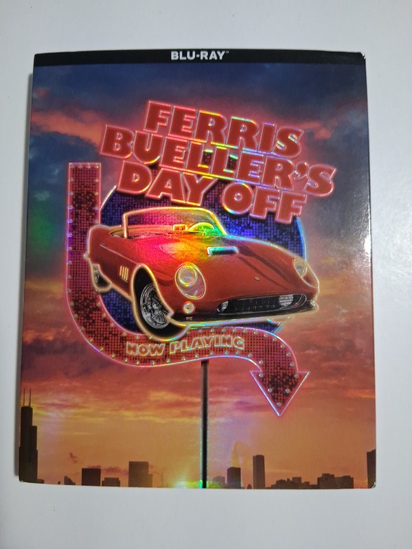 FERRIS BUELLERS DAY OFF BLU-RAY WITH SLIPCOVER, LOT D4,