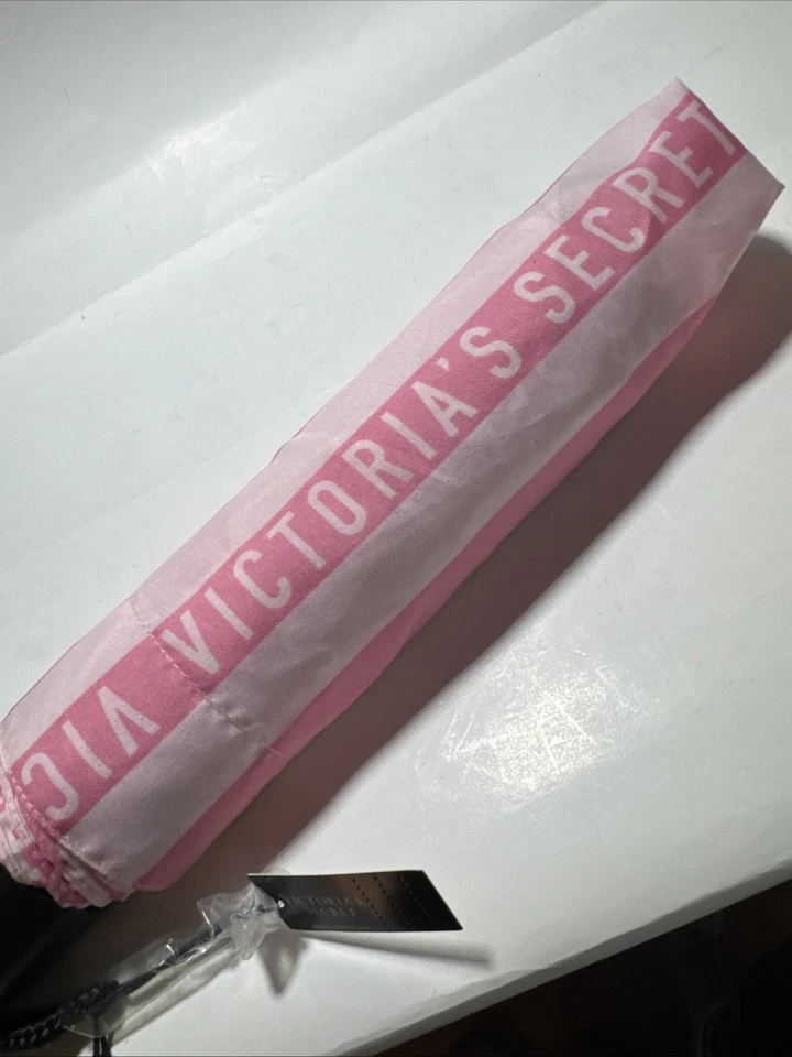 New NWT Victoria's Secret Pink Stripe Umbrella VS - Image 3 of 4