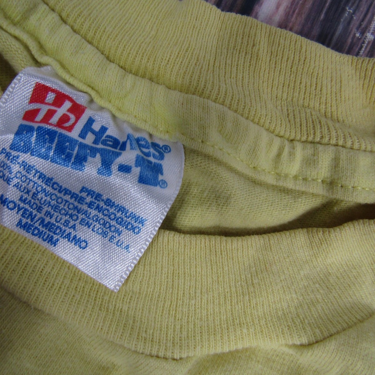 Vintage Pirelli Shirt Mens M Yellow S&S Tire Auto Promo Tee USA 