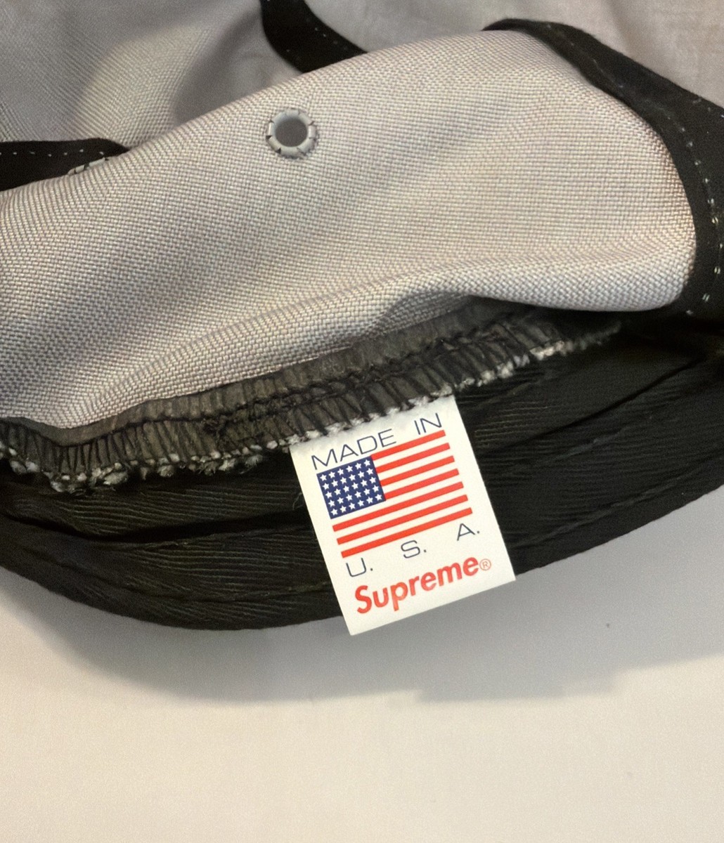 Supreme Cordura Camp Cap Hat Silver Box Logo | eBay