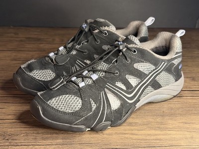 ECCO Receptor Rugged Mesh Trail Running Hiking Shoes Black Gray 11-11.5