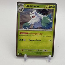Pokemon Paldea Evolved 011/193 Abomasnow Reverse Holo