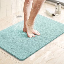 Shower Mat Bathtub Mat,24x16 inch, Non-Slip Bath Mat with Drain, Quick Drying...