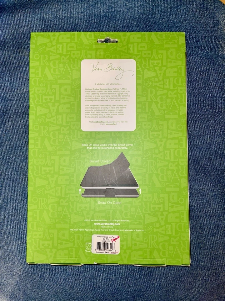 VERA BRADLEY Snap On Case for iPad New Go Wild - Image 2 of 2