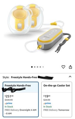 Medela Freestyle Hands-Free Electric Breast Pump 