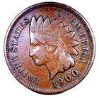 1900 Indian Head Penny.....   Nice Detailed Coin.....  6-30-7 — photo 2