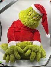 Dr. Seuss The Grinch Jumbo Plush 48 Holiday Christmas Santa Hat 2023