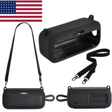 Portable Silicone Protective Cover Case for Bose SoundLink Plus Speaker Black US
