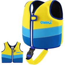 OSHYLE Kids Swim Vest with Crotch Strap Neoprene Swim Trainer Vest for Toddl...