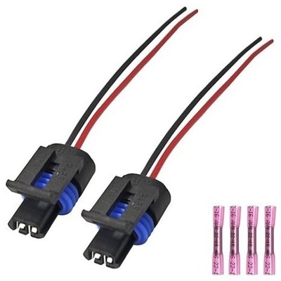 Coolant Temperature Sensor Connector Harness (Pack of 2), Headlamp Headlight Con