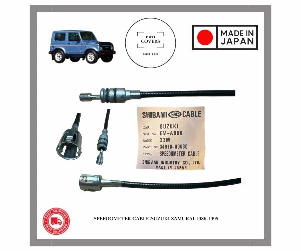 Cable Velocidad Suzuki Samurai 1986-1995 Japonés OEM 34910-80030 Velocímetro Foto 2 de 2