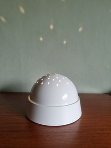 IKEA weiße Strala LED Deko Lampe Kuppel Drehstern Decke Projektion Sterne