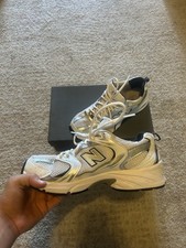 Size 8-White New Balance 530 Running Shoes