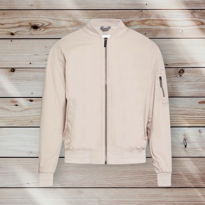 Calvin Klein Jeans Bomberjacke Hero K10K112783 Beige Regular Fit Gr. XL 180£