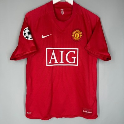 MANCHESTER UNITED 2008 2009 HOME UCL FOOTBALL SHIRT JERSEY #7