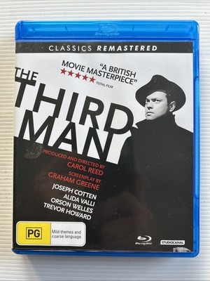 Blu Ray - THE THIRD MAN (1949) Region B - Orson Welles