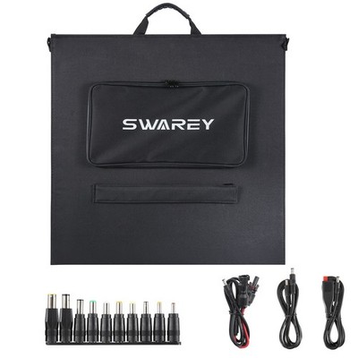 SWAREY 100W Foldable Solar Panel Portable Solar Charger for Outdoor Camping