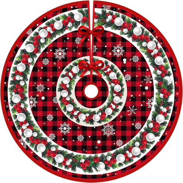 Weihnachtsbaum Decke Rock 122 Cm Gestrickt Winterferien Tannenbaum Tepp-image