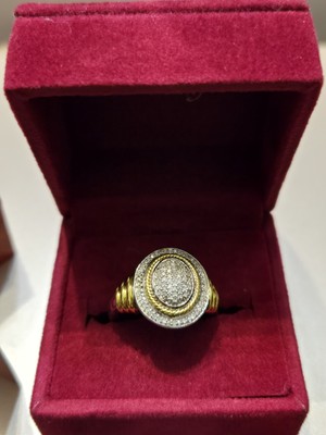 Affinity Diamant Ring Gr. 10 Neu! Jwbr 925 Made in India. QVC
