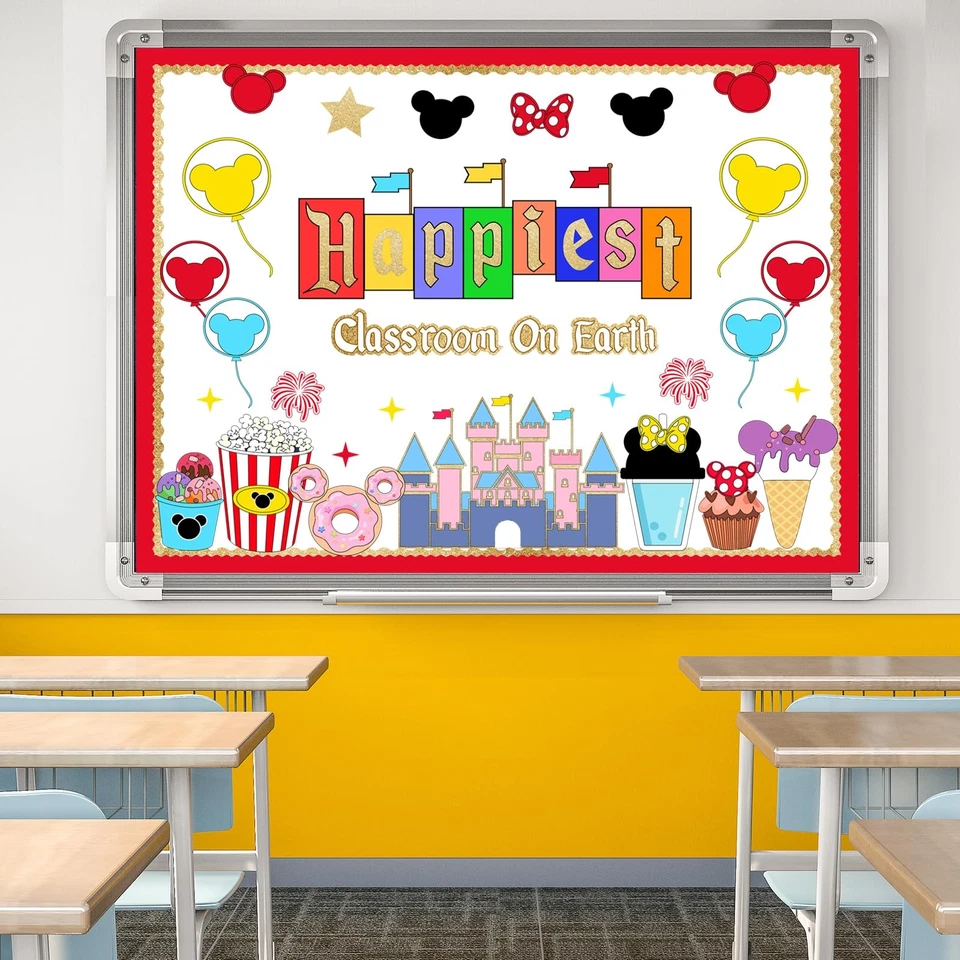 Magical Mouse Classroom Bulletin Board Decoration Happiest Class room on Eart... - Image 3 of 4