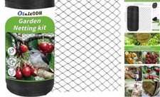 Garden Mesh Netting 15x20 FT - Heavy Duty Bird Net, Mesh Pest Barrier 15x20ft