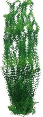 Green Thin Leaf Artificial Jumbo Extra Large Fish Tank Aquarium Plant, 30 Inch