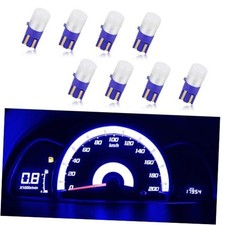 8PCS LED Bulb Instrument Panel Cluster Gauge Dashboard Light, 12V T10 Blue