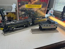 🚂 LIONEL DIE-CAST UNION PACIFIC 4-4-2 STEAM LOCO, TENDER, CABOOSE-L👀K💥L1626